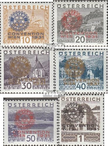 Prophila Collection Österreich 518-523 (kompl.Ausg.) postfrisch ** MNH 1931 Rotary-Club (Briefmarken für Sammler) Rotary/Lions/Freimaurer/Pfadfinder von Prophila Collection