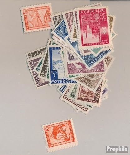 Prophila Collection Österreich 801-853 (kompl.Ausg.) Jahrgang 1947 komplett postfrisch ** MNH 1947 Landschaft, Pferderennen u.a. (Briefmarken für Sammler) von Prophila Collection