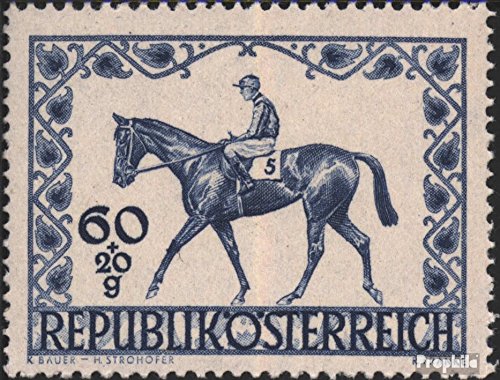Prophila Collection Österreich 811 (kompl.Ausg.) 1947 Pferderennen (Briefmarken für Sammler) Pferde von Prophila Collection