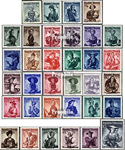 Prophila Collection Österreich 893-926 (kompl.Ausg.) 1948 Trachtenserie (Briefmarken für Sammler) Uniformen/Trachten von Prophila Collection