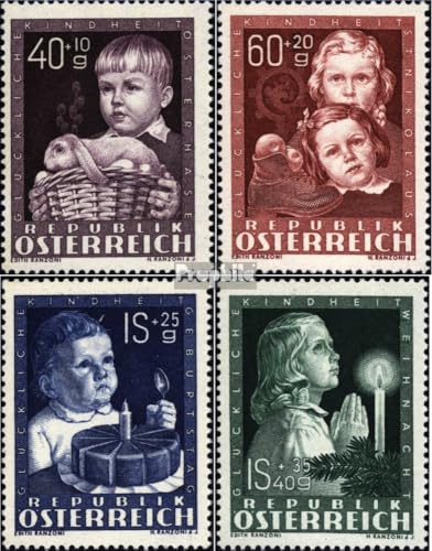 Prophila Collection Österreich 929-932 (kompl.Ausg.) FDC Ersttagsbrief 1949 Glückl. Kindheit (Briefmarken für Sammler) von Prophila Collection
