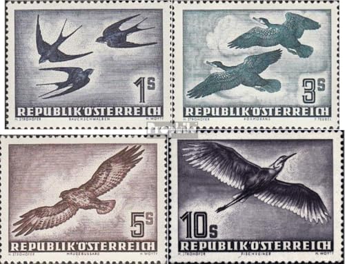 Prophila Collection Österreich 984-987 (kompl.Ausg.) FDC Ersttagsbrief 1953 Flugpost (Briefmarken für Sammler) Vögel von Prophila Collection