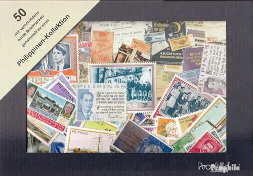 Prophila Collection Philippinen 50 Verschiedene Marken (Briefmarken für Sammler) von Prophila Collection