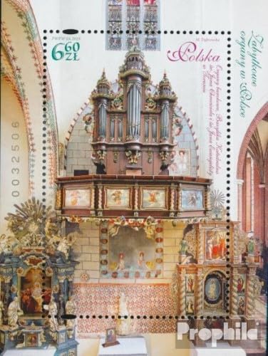 Prophila Collection Polen Block286 (kompl.Ausg.) gestempelt 2019 Kirchenorgeln (Briefmarken für Sammler) Musik/Tanz von Prophila Collection