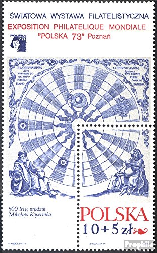 Prophila Collection Polen Block52 (kompl.Ausg.) postfrisch ** MNH 1972 Astronomie - Kopernikus (Briefmarken für Sammler) Weltraum von Prophila Collection