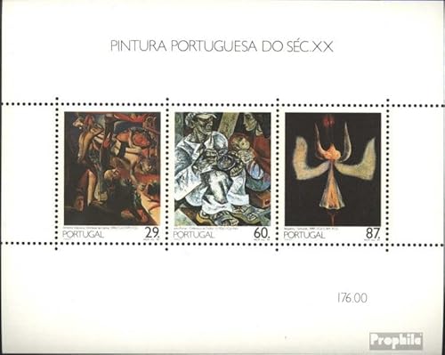 Prophila Collection Portugal Block63 (kompl.Ausg.) gestempelt 1989 Gemälde des 20. Jh (Briefmarken für Sammler) Malerei von Prophila Collection