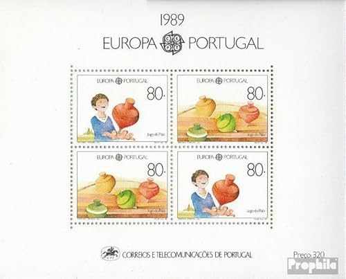 Prophila Collection Portugal Block64 (kompl.Ausg.) gestempelt 1989 Europa: Kinderspiele (Briefmarken für Sammler) Spiele/Spielzeug von Prophila Collection