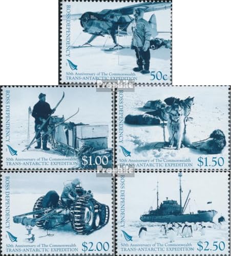 Prophila Collection Ross-Gebiet 104-108 (kompl.Ausg.) FDC Ersttagsbrief 2007 Transantarktis-Expedition (Briefmarken für Sammler) Hunde/Wölfe/Hyänen von Prophila Collection