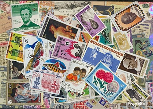 Prophila Collection Ruanda 50 Verschiedene Marken (Briefmarken für Sammler) von Prophila Collection