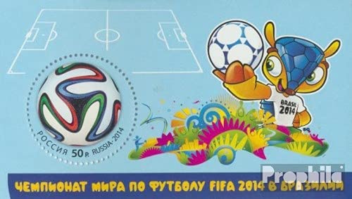 Prophila Collection Russland Block213 (kompl.Ausg.) postfrisch ** MNH 2014 Fußball (Briefmarken für Sammler) Fußball von Prophila Collection