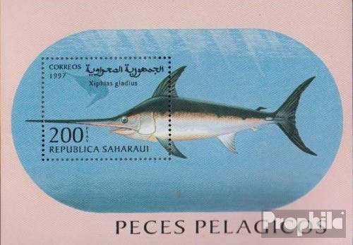 Prophila Collection Sahara Ausgabe der Exilregierung ohne Gültigkeit im int. Postverkehr Nr.20 postfrisch ** MNH 1997 Fische (Briefmarken für Sammler) Wassertiere von Prophila Collection