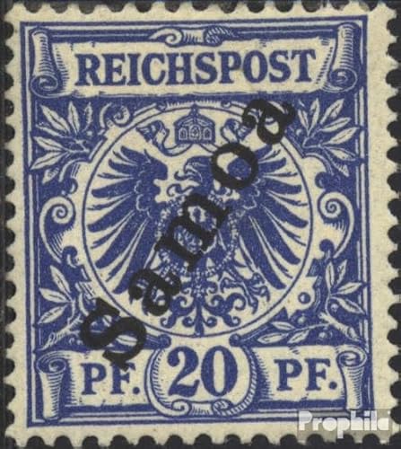 Prophila Collection Samoa (Dt. Kolonie) 4 geprüft postfrisch ** MNH 1900 Kaiseryacht (Briefmarken für Sammler) Flaggen/Wappen/Landkarten von Prophila Collection