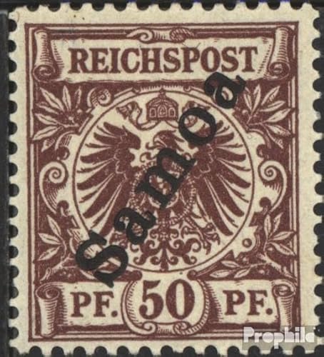 Prophila Collection Samoa (Dt. Kolonie) 6 geprüft postfrisch ** MNH 1900 Kaiseryacht (Briefmarken für Sammler) Flaggen/Wappen/Landkarten von Prophila Collection