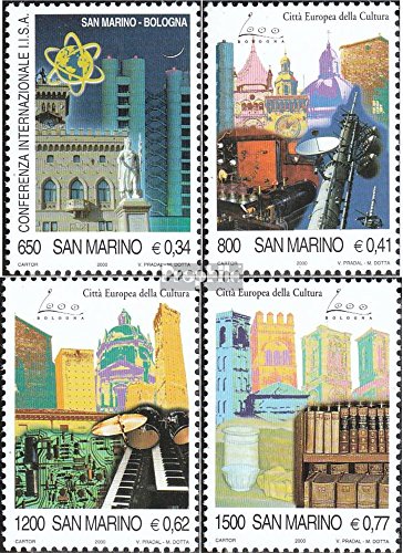 Prophila Collection San Marino 1886-1889 (kompl.Ausg.) postfrisch ** MNH 2000 Kulturstadt - Bologna (Briefmarken für Sammler) Musik/Tanz von Prophila Collection