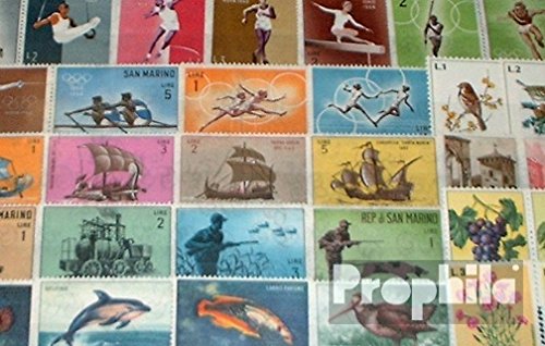 Prophila Collection San Marino 50 Verschiedene Marken (Briefmarken für Sammler) von Prophila Collection