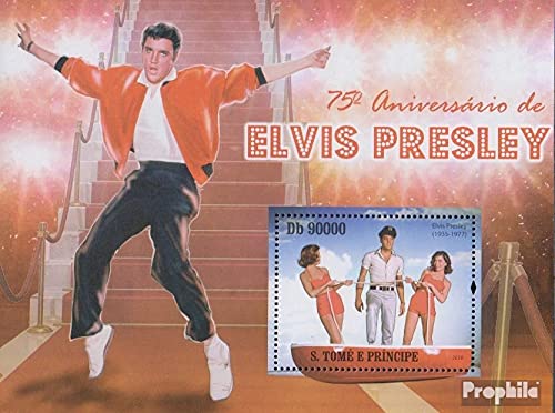 Prophila Collection Sao Tome e Principe Block750 (kompl.Ausg.) 2010 ELV. Pres. (Briefmarken für Sammler) Musik/Tanz von Prophila Collection