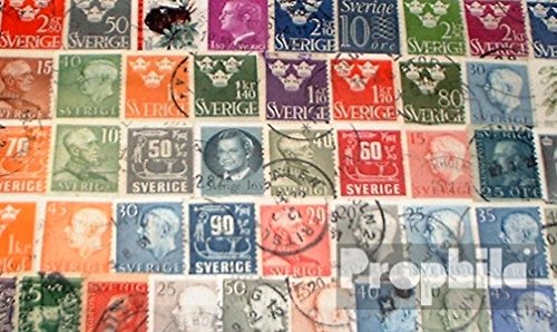 Prophila Collection Schweden 50 Verschiedene Marken (Briefmarken für Sammler) von Prophila Collection