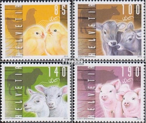 Prophila Collection Schweiz 2309-2312 (kompl.Ausg.) gestempelt 2013 Tiere (Briefmarken für Sammler) Sonstige Säugetiere (Affen/Dinos/Elephanten …) von Prophila Collection