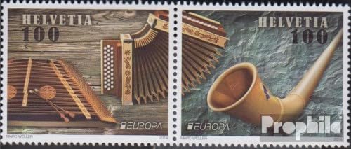 Prophila Collection Schweiz 2349-2350 Paar (kompl.Ausg.) gestempelt 2014 Musikinstrumente (Briefmarken für Sammler) Musik/Tanz von Prophila Collection