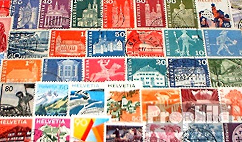 Prophila Collection Schweiz 50 Verschiedene Marken (Briefmarken für Sammler) von Prophila Collection