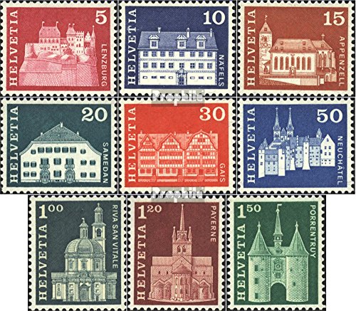 Prophila Collection Schweiz 878-886 (kompl.Ausgabe) gestempelt 1968 Städte (Briefmarken für Sammler) von Prophila Collection