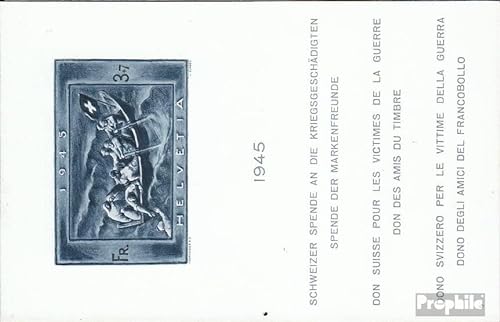 Prophila Collection Schweiz Block11 (kompl.Ausg.) gestempelt 1945 Schweizer Spende (Briefmarken für Sammler) von Prophila Collection