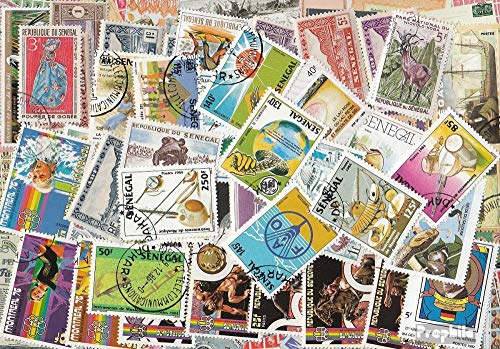Prophila Collection Senegal 100 Verschiedene Marken (Briefmarken für Sammler) von Prophila Collection