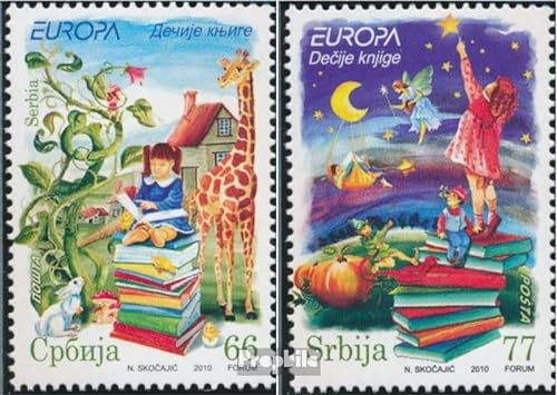 Prophila Collection Serbien 352-353 (kompl.Ausg.) postfrisch ** MNH 2010 Kinderbücher (Briefmarken für Sammler) von Prophila Collection