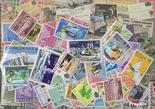 Prophila Collection Seychellen 100 Verschiedene Marken (Briefmarken für Sammler) von Prophila Collection