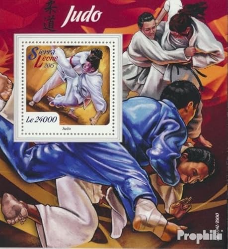 Prophila Collection Sierra Leone Block 880 (kompl. Ausg.) postfrisch ** MNH 2015 Judo (Briefmarken für Sammler) Kampfsport (Boxen/Fechten/Ringen/Karate …) von Prophila Collection