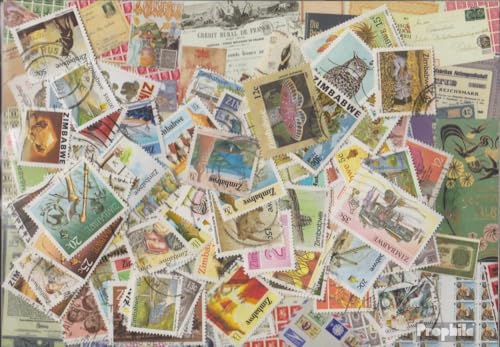 Prophila Collection Simbabwe 100 Verschiedene Marken (Briefmarken für Sammler) von Prophila Collection