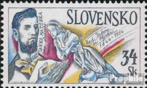 Prophila Collection Slowakei 202 (kompl.Ausg.) postfrisch ** MNH 1994 Hymne (Briefmarken für Sammler) von Prophila Collection
