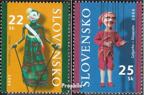 Prophila Collection Slowakei 542-543 (kompl.Ausg.) gestempelt 2006 Puppen (Briefmarken für Sammler) Spiele/Spielzeug von Prophila Collection