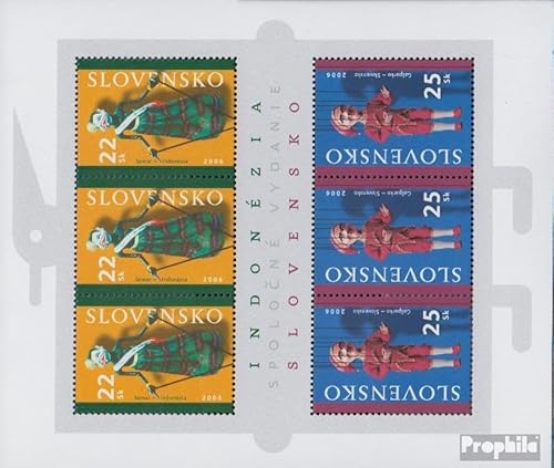 Prophila Collection Slowakei 542-543Klb Kleinbogen (kompl.Ausg.) gestempelt 2006 Puppen (Briefmarken für Sammler) Spiele/Spielzeug von Prophila Collection