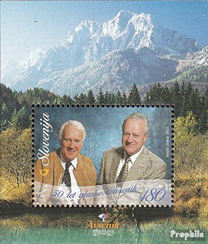 Prophila Collection Slowenien Block17 (kompl.Ausg.) gestempelt 2003 50 Jahre Volksmusikgruppe (Briefmarken für Sammler) Musik/Tanz von Prophila Collection