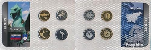 Prophila Collection Slowenien Stgl./unzirkuliert Kursmünzen Stgl./unzirkuliert ab 1992 1 Tolarjev bis 20 Tolarjev (Münzen für Sammler - kein Zahlungsmittel) Vögel von Prophila Collection