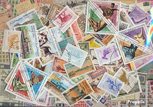 Prophila Collection Somalia 100 Verschiedene Marken (Briefmarken für Sammler) von Prophila Collection