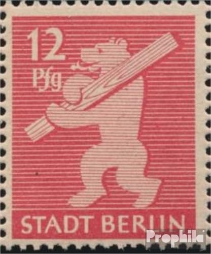 Prophila Collection Sowjetische Zone (All.BES.) 5A XIX, Schlangenzunge (Feld 11) postfrisch ** MNH 1945 Berliner Bär (Briefmarken für Sammler) von Prophila Collection