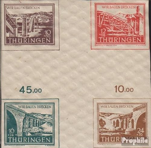 Prophila Collection Sowjetische Zone (All.BES.) Hz1a y Herzstück postfrisch ** MNH 1946 Wiederaufbau (Briefmarken für Sammler) von Prophila Collection