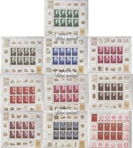Prophila Collection Sowjetunion 3749Klb-3758Klb Kleinbogen (kompl.Ausg.) gestempelt 1970 100. Geburtstag von Lenin (Briefmarken für Sammler) von Prophila Collection