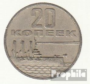 Prophila Collection Sowjetunion KM-Nr. : 138 1967 sehr schön Kupfer-Nickel-Zink sehr schön 1967 20 Kopeken Revolution (Münzen für Sammler - kein Zahlungsmittel) Schmetterlinge von Prophila Collection