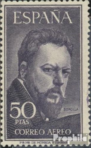 Prophila Collection Spanien 1020 (kompl.Ausg.) postfrisch ** MNH 1953 Joaquin Sorolla y Bastida (Briefmarken für Sammler) von Prophila Collection