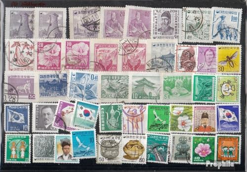 Prophila Collection Süd-Korea 50 Verschiedene Marken (Briefmarken für Sammler) von Prophila Collection