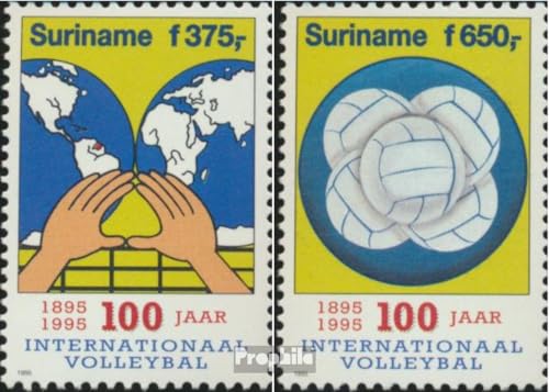 Prophila Collection Suriname 1500-1501 (kompl.Ausg.) postfrisch ** MNH 1995 100 Jahre Volleyball (Briefmarken für Sammler) Ballspiele ohne Fußball (Basketball/Handball/Baseball …) von Prophila Collection