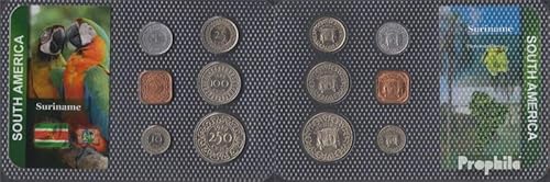 Prophila Collection Suriname Stgl./unzirkuliert Kursmünzen Stgl./unzirkuliert ab 1972 1 Cent bis 250 Cent (Münzen für Sammler - kein Zahlungsmittel) Vögel von Prophila Collection