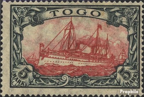Prophila Collection Togo (Dt. Kolonie) 23I A postfrisch ** MNH 1919 Schiff Kaiseryacht Hohenzollern (Briefmarken für Sammler) Seefahrt/Schiffe von Prophila Collection