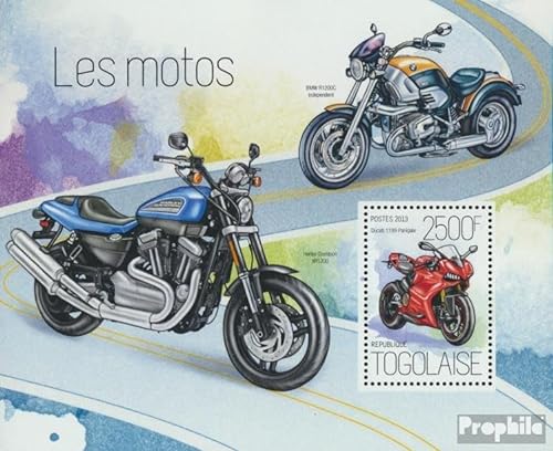 Prophila Collection Togo Block 911 (kompl. Ausgabe) postfrisch ** MNH 2013 Motorräder (Briefmarken für Sammler) Autos/Straßenverkehr von Prophila Collection