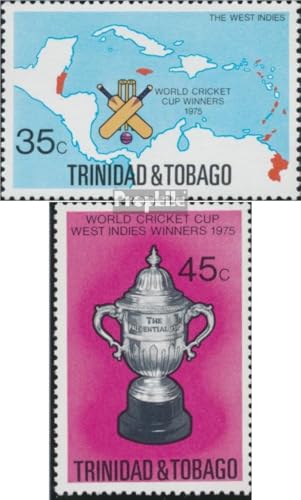 Prophila Collection Trinidad und Tobago 343-344 (kompl.Ausg.) postfrisch ** MNH 1976 Kricket WM (Briefmarken für Sammler) Ballspiele ohne Fußball (Basketball/Handball/Baseball …) von Prophila Collection