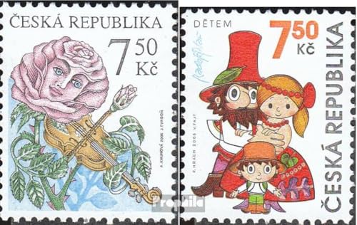 Prophila Collection Tschechien 471,474 (kompl.Ausg.) gestempelt 2006 Gruß, Kindertag (Briefmarken für Sammler) Spiele/Spielzeug von Prophila Collection