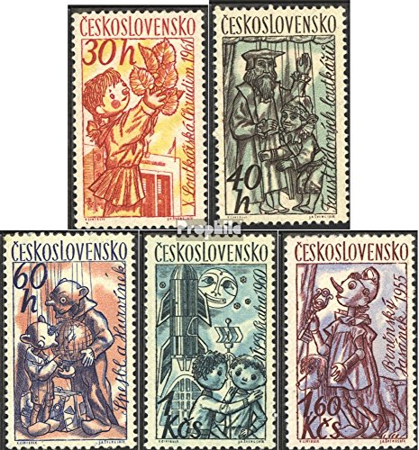 Prophila Collection Tschechoslowakei 1275-1279 (kompl.Ausg.) postfrisch ** MNH 1961 Marionetten (Briefmarken für Sammler) Spiele/Spielzeug von Prophila Collection